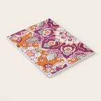 Ruby and Spice Floral Mandala Notebook Gallery Image 3