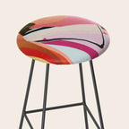 Abstract Art Sunset Girl 3 Stool Gallery Image 2