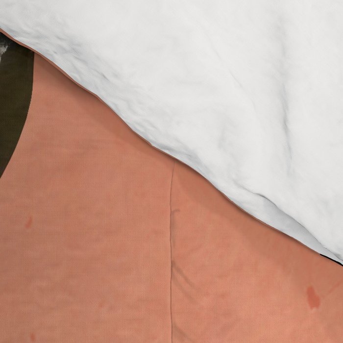 Abstract Art Sunset Girl 3 Comforter Gallery Image 4