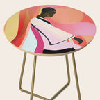 Abstract Art Sunset Girl 3 Side Table Gallery Image 2