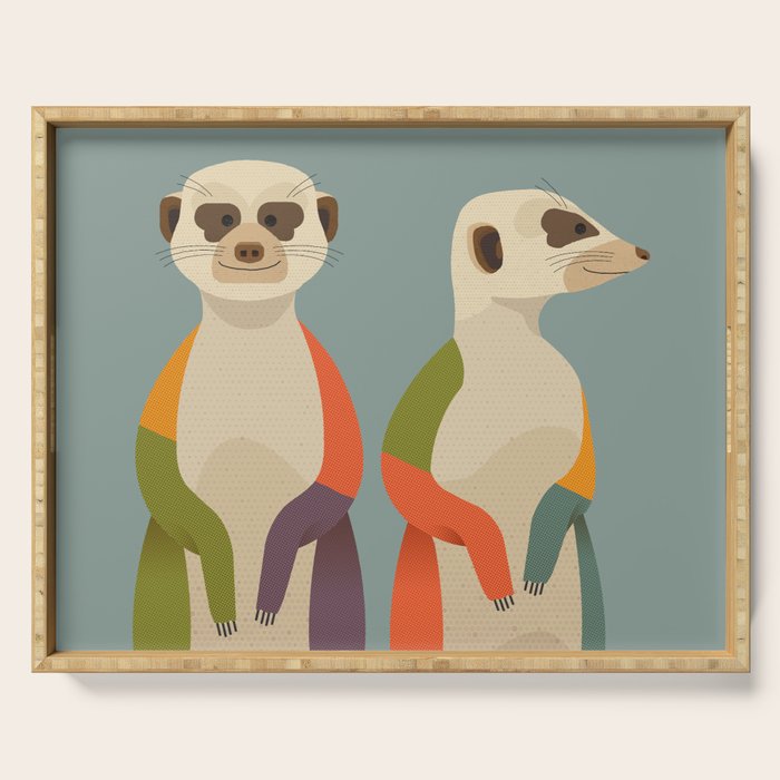 Meerkats Serving Tray Gallery Image 1