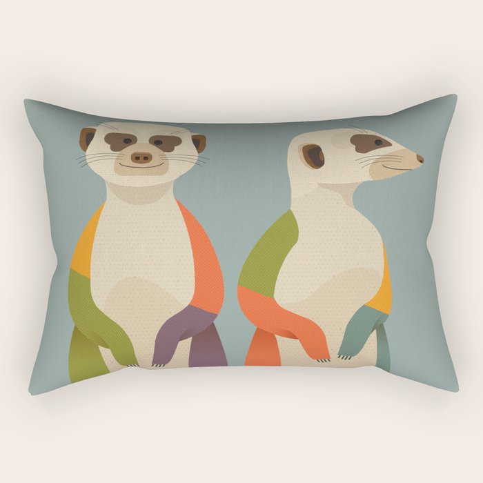 Meerkats Rectangular Pillow Gallery Image 2