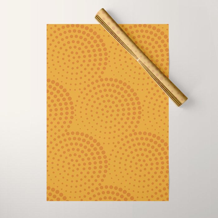 Ochre Sun Wrapping Paper Gallery Image 1