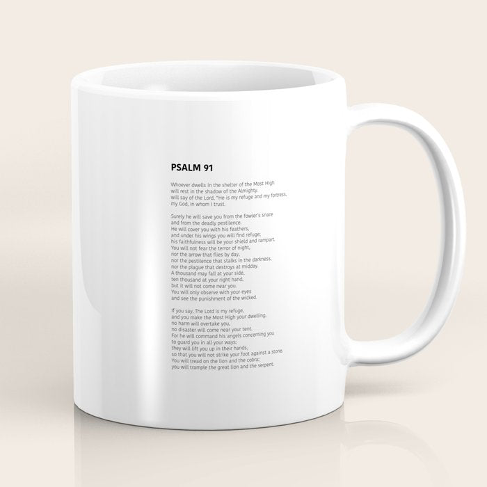 Psalm 91 Coffee Mug Gallery Image 1