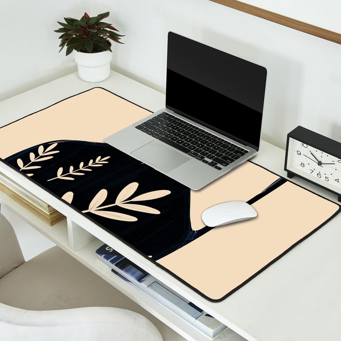 Minimal Abstract Art Vase 19 Desk Mat Gallery Image 2