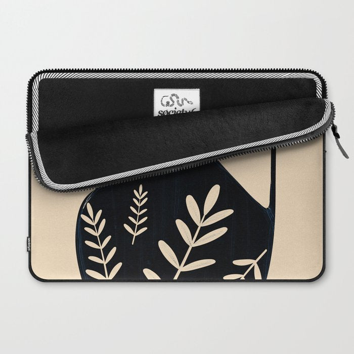 Minimal Abstract Art Vase 19 Laptop Sleeve Gallery Image 2