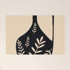 Minimal Abstract Art Vase 19 Welcome Mat Gallery Image 1