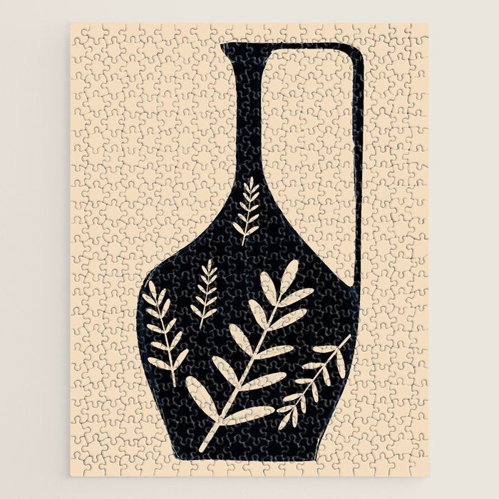 Minimal Abstract Art Vase 19 Jigsaw Puzzle Gallery Image 1
