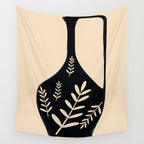 Minimal Abstract Art Vase 19 Wall Tapestry Gallery Image 4