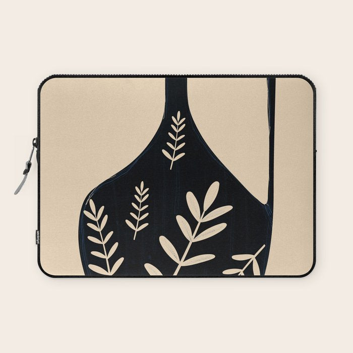 Minimal Abstract Art Vase 19 Laptop Sleeve Gallery Image 1