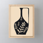 Minimal Abstract Art Vase 19 Mini Art Print Gallery Image 1
