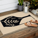 Minimal Abstract Art Vase 19 Outdoor Rug Gallery Image 2