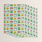 Christmas Stamps Wrapping Paper Gallery Image 3