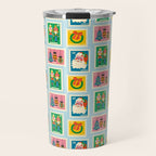 Christmas Stamps Travel Mug Gallery Image 1