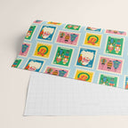 Christmas Stamps Wrapping Paper Gallery Image 2