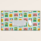 Christmas Stamps Desk Mat Gallery Image 1
