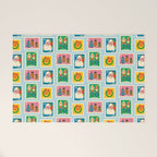Christmas Stamps Welcome Mat Gallery Image 1