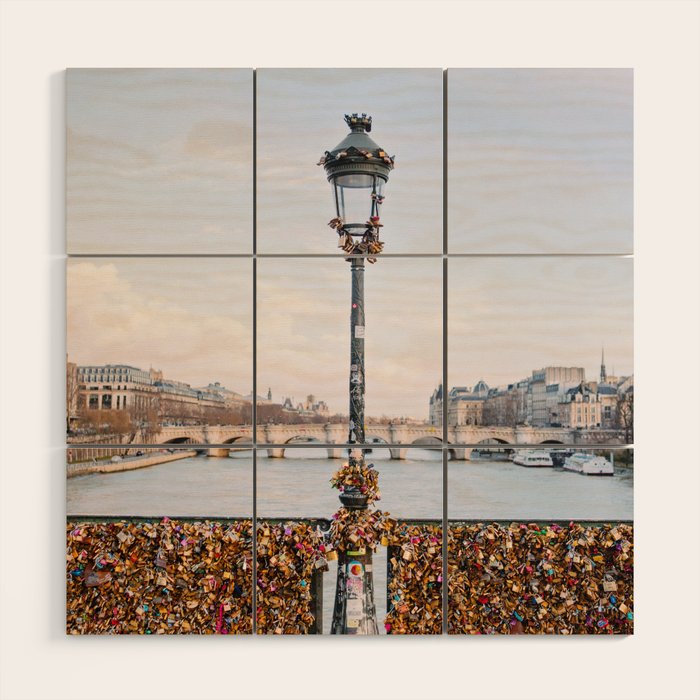 Love Locks - Paris Photography Wood Wall Art Gallery Image 1