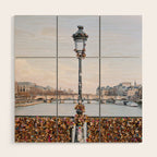 Love Locks - Paris Photography Wood Wall Art Gallery Image 1