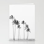Hawaii Palm Trees - Black and White Photography Stationery Card Gallery Image 2