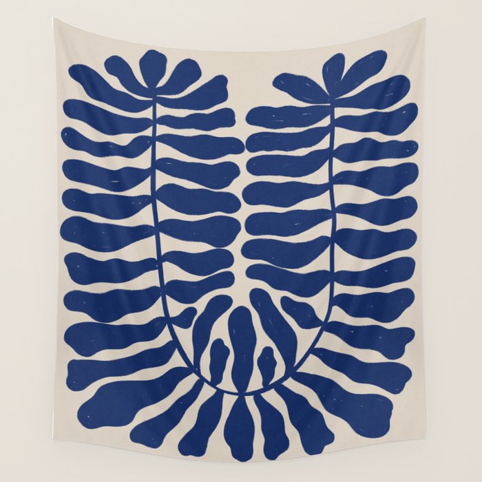 One Hundred-Leaved Plant #8 Wall Tapestry Gallery Image 1