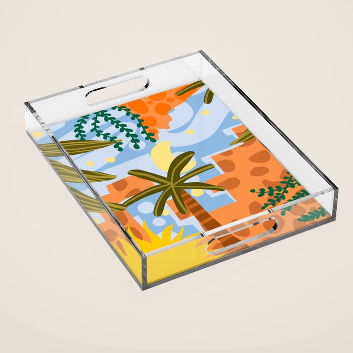 A Beautiful Day Begins With A Beautiful Mindset Acrylic Tray Gallery Image 1