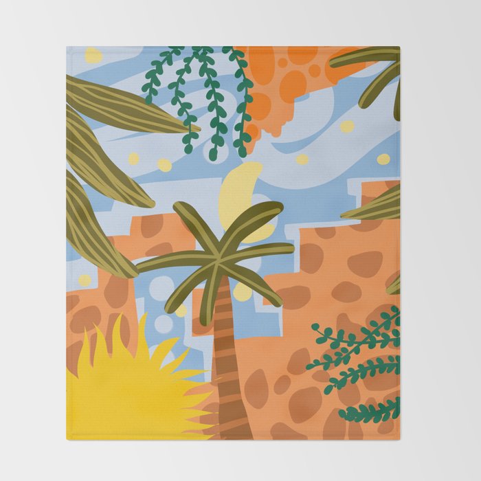 A Beautiful Day Begins With A Beautiful Mindset Throw Blanket Gallery Image 2