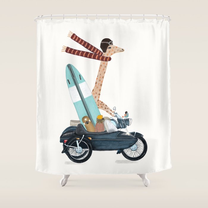 surf trip Shower Curtain Gallery Image 1