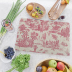 Antique 19th Century Romantic Pastoral French Toile de Jouy Cutting Board Gallery Image 2
