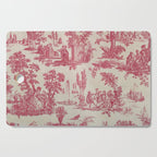 Antique 19th Century Romantic Pastoral French Toile de Jouy Cutting Board Gallery Image 1