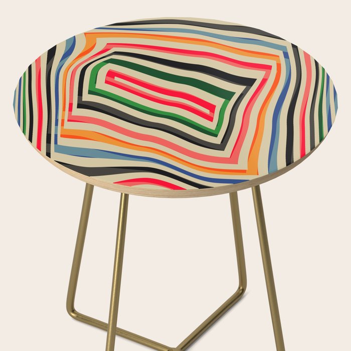 abstract lines Side Table Gallery Image 2