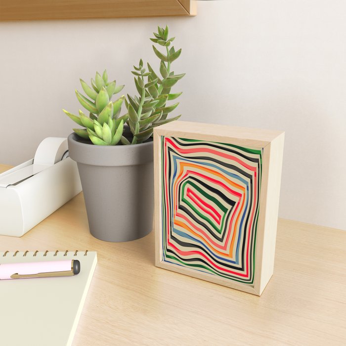 abstract lines Mini Art Print Gallery Image 2