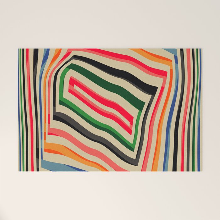 abstract lines Welcome Mat Gallery Image 1