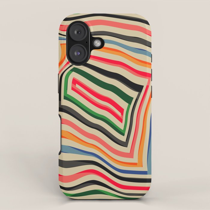 abstract lines iPhone Case Gallery Image 1