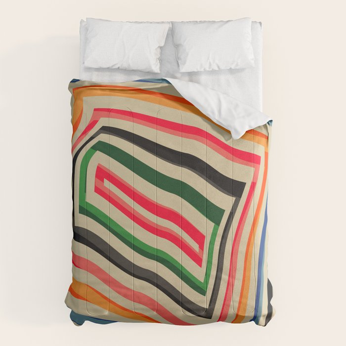 abstract lines Comforter Gallery Image 1