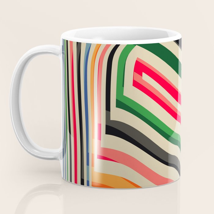 abstract lines Coffee Mug Gallery Image 3
