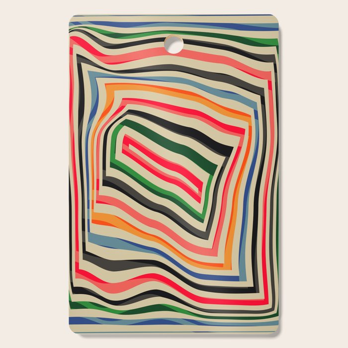 abstract lines Cutting Board Gallery Image 1