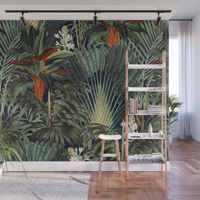 Midnight Forest  Wall Mural Gallery Image 1