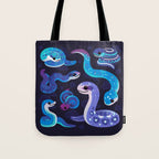The Year of the Blue Snake Tote Bag Gallery Image 1