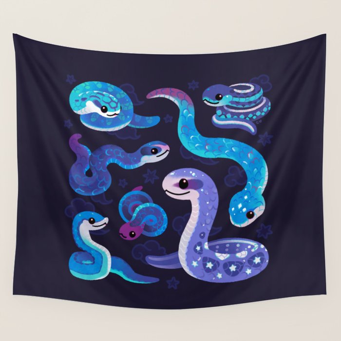 The Year of the Blue Snake Wall Tapestry Gallery Image 4