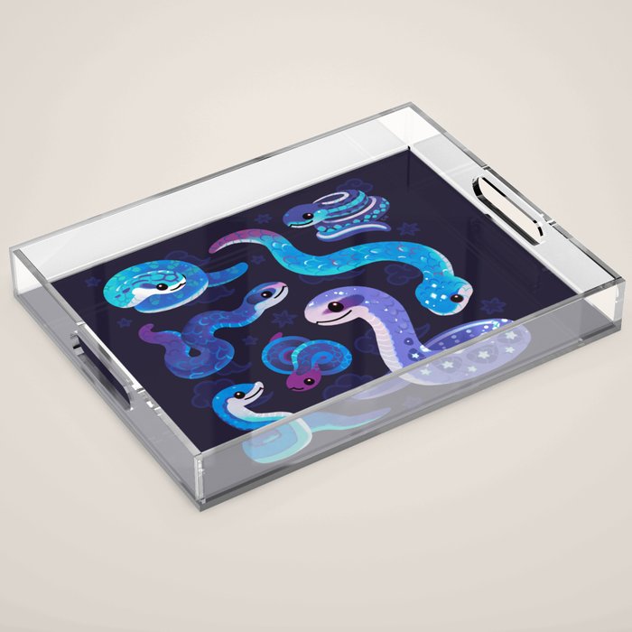 The Year of the Blue Snake Acrylic Tray Gallery Image 1
