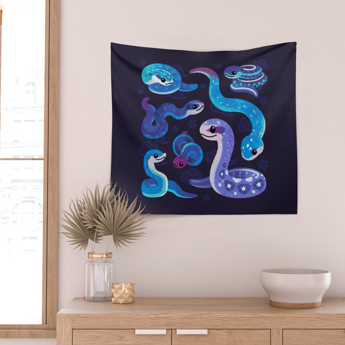 The Year of the Blue Snake Wall Tapestry Gallery Image 2