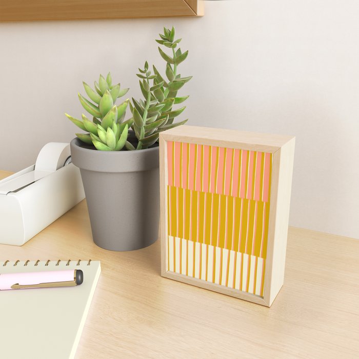 Peach, Tulip & Cream | PATTERN 09: The Retro Edition Mini Art Print Gallery Image 2