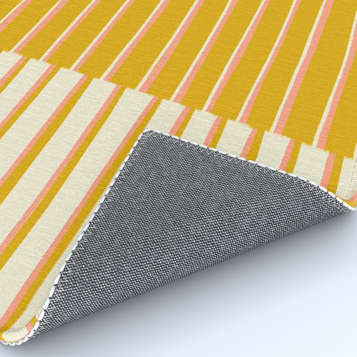 Peach, Tulip & Cream | PATTERN 09: The Retro Edition Rug Gallery Image 4