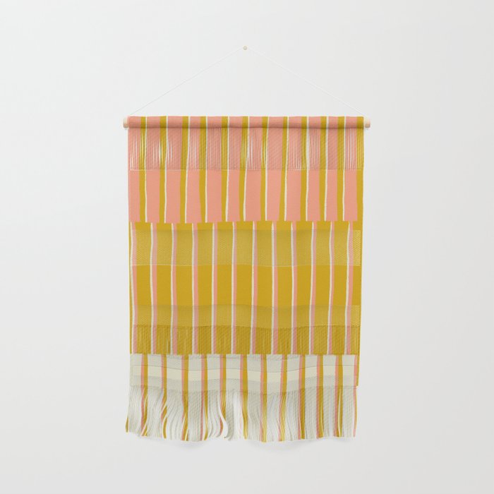 Peach, Tulip & Cream | PATTERN 09: The Retro Edition Wall Hanging Gallery Image 1