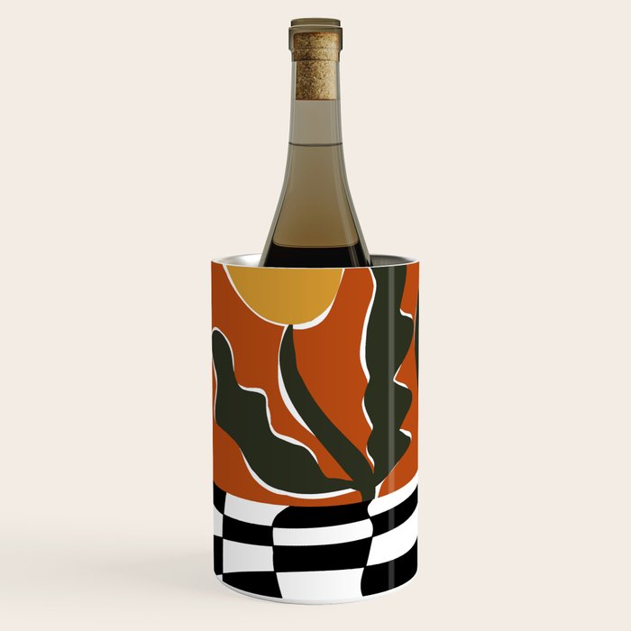 Vintage Poppy plaid Wine Chiller Gallery Image 2
