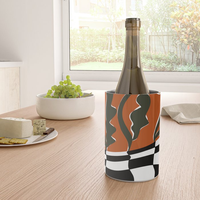 Vintage Poppy plaid Wine Chiller Gallery Image 4