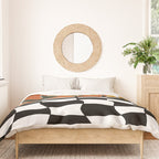 Vintage Poppy plaid Duvet Cover Gallery Image 3