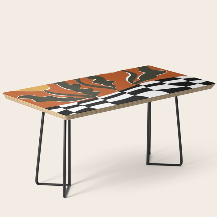 Vintage Poppy plaid Coffee Table Gallery Image 1