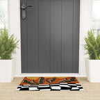 Vintage Poppy plaid Welcome Mat Gallery Image 3